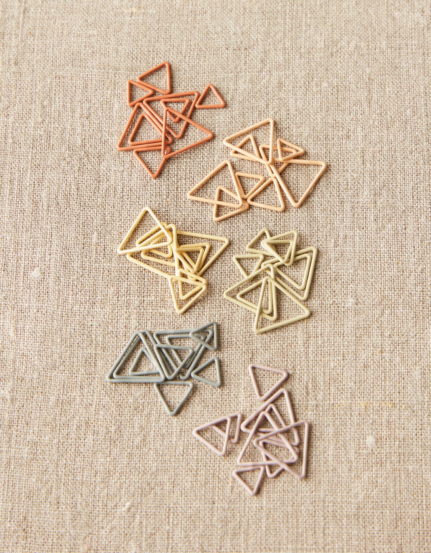 Triangle Stitch Markers - Earth Tones