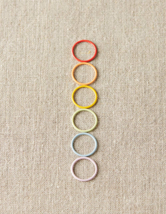 Colorful Ring Stitch Markers - Jumbo