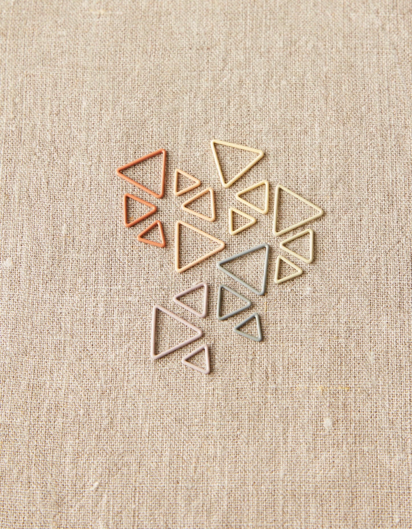 Triangle Stitch Markers - Earth Tones