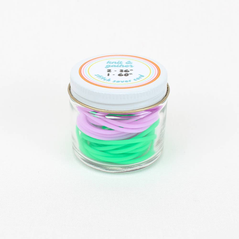 Knitting Stitch Saver Cords