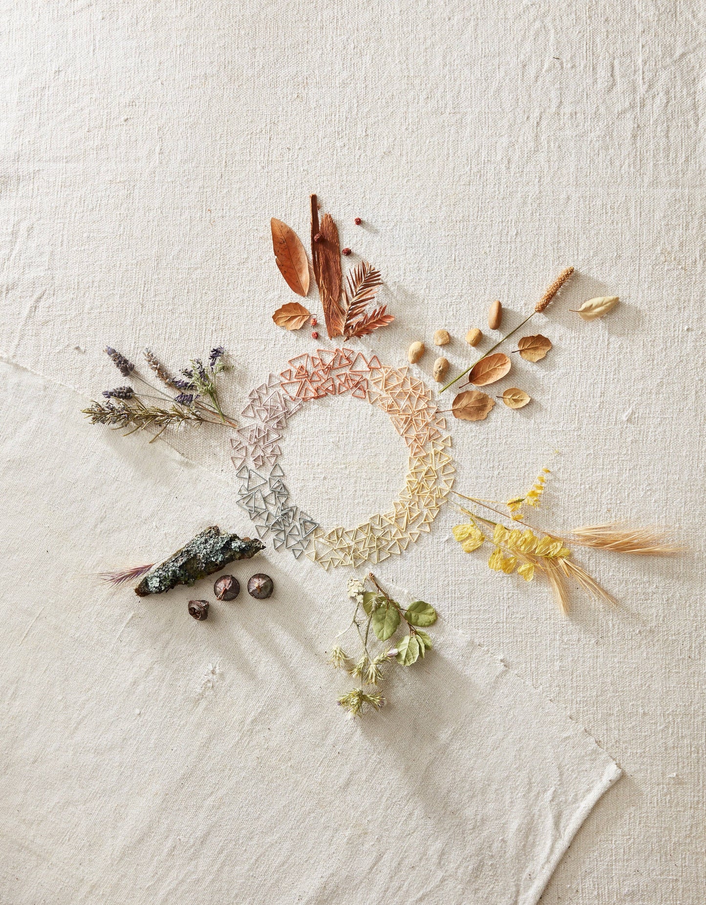 Triangle Stitch Markers - Earth Tones