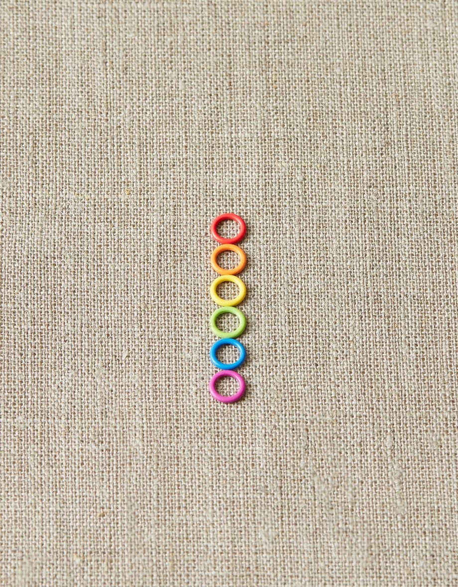 Colorful Ring Stitch Markers - Small