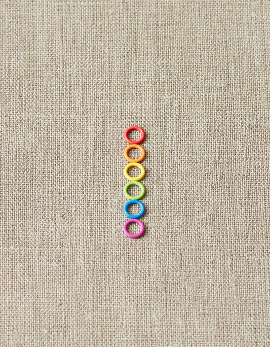 Colorful Ring Stitch Markers - Small