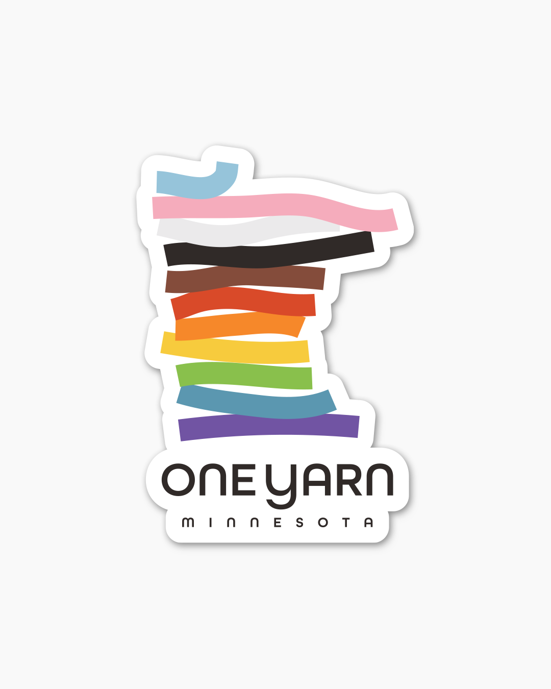 One Yarn Minnesota Sticker