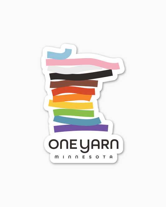 One Yarn Minnesota Sticker